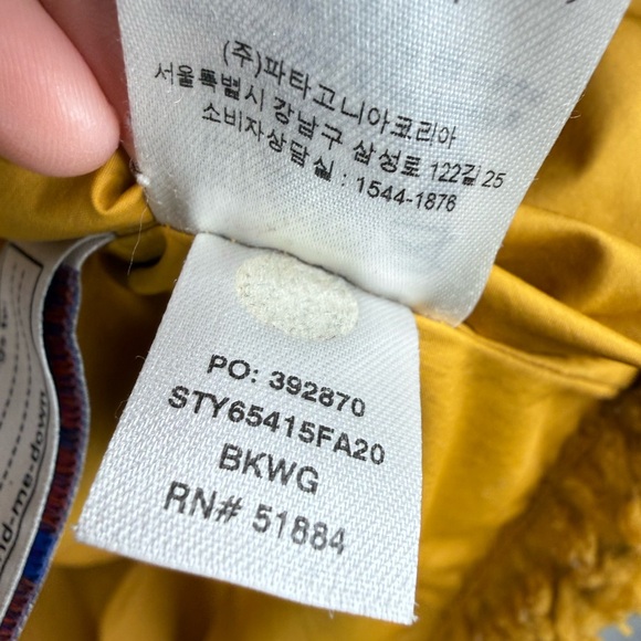 Patagonia Kids' Retro-X Bomber Jacket Yellow Unisex Casual Fleece Medium (10) - Picture 6 of 11